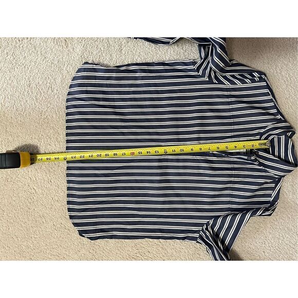 J Crew band-collar pop over blouse - Picture 10 of 11